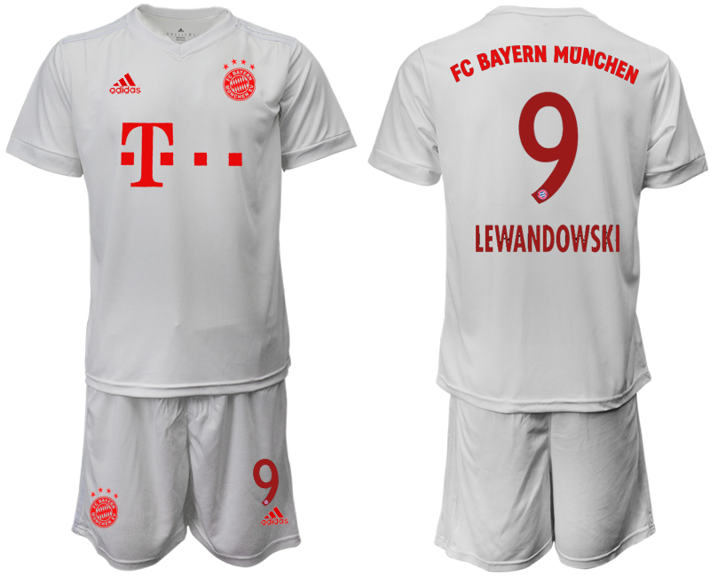 Men 2020-2021 club Bayern Munich away #9 white goalkeeper Soccer Jerseys->customized soccer jersey->Custom Jersey